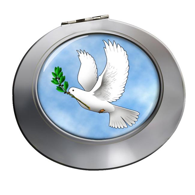 Dove of Noah Chrome Mirror